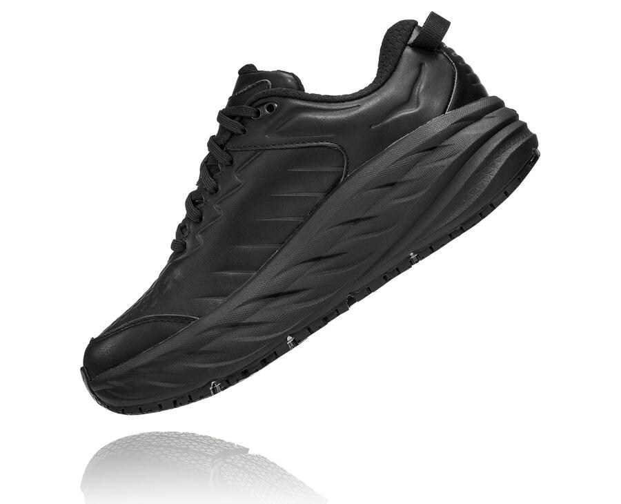 Running Shoes Womens - Hoka One One Bondi Sr - Black - OQWLDCZ-25